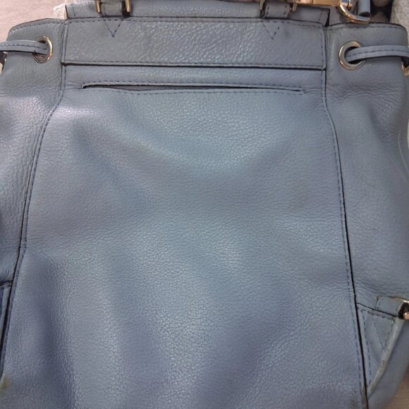 Michael Kors Leather Blue Flower Backpack Messenger Handbag main image 4